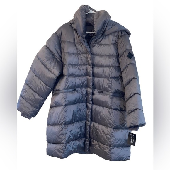 Steve Madden Other - NWT Steve Madden Plus Size, long puffer jacket / parka detachable hood. Size 3X